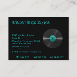 Visitekaartje Baisden Blues Studio