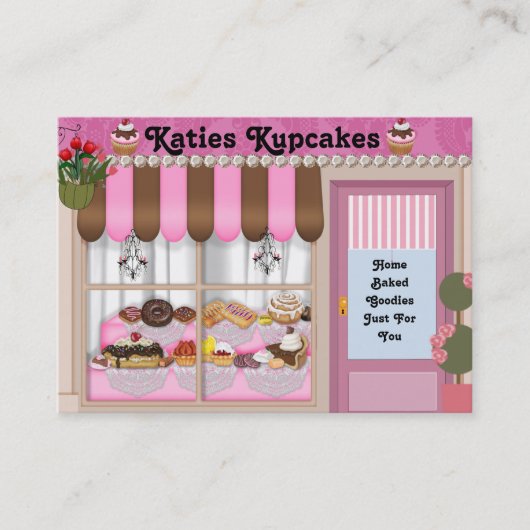 Visitekaartje Bake Shop Style (Voorkant)