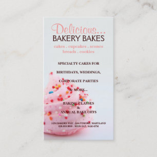 Visitekaartje Bakkerij bluepink