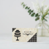 Visitekaartje bakkerij- of gakeontwerper (Staand voorkant)