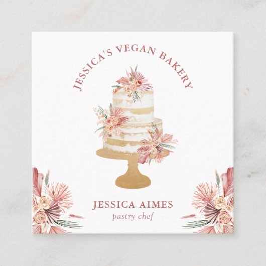 Visitekaartje bakkerijgebak (Voorkant)