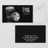 Visitekaartje bandenbedrijf (Voorkant / Achterkant)