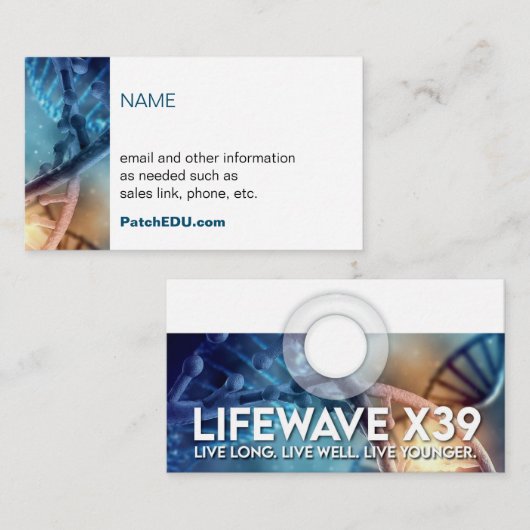 Visitekaartje Basic (Voorkant / Achterkant)