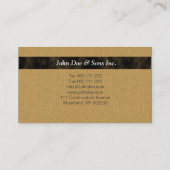 Visitekaartje Beautifull Constructions-pictogram (Achterkant)