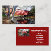 Visitekaartje bedekte brug (Voorkant / Achterkant)