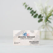 Visitekaartje belastingdienst (Staand voorkant)