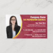 Visitekaartje belastingvoorbereiding (Preparer) Fo (Voorkant)