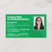 Visitekaartje belastingvoorbereiding (Preparer) fo (Voorkant)