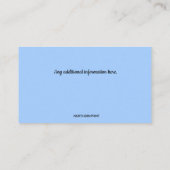 Visitekaartje bewerkbare HVAC-technicus (Achterkant)