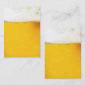 Visitekaartje bier (Voorkant / Achterkant)