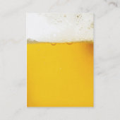 Visitekaartje bier (Achterkant)