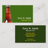 Visitekaartje Bierflesje (Voorkant / Achterkant)