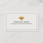 Visitekaartje bijen Logo (Voorkant)