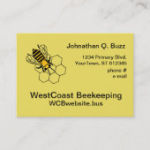 Visitekaartje - Bijenhouder (Voorkant)