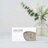 Visitekaartje blauw-zeebioloog (Staand voorkant)