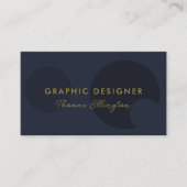 Visitekaartje Blauwe cirkels (Voorkant)