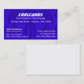 Visitekaartje Blauwe Vlamjes (Voorkant / Achterkant)