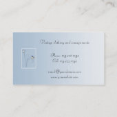 Visitekaartje Blauwe vlinder (Achterkant)