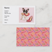 Visitekaartje Boston Terrier (Voorkant / Achterkant)