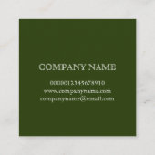 VISITEKAARTJE : BOTANISCHE SINAASAPPELS (Achterkant)