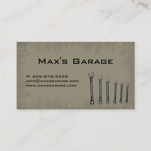 Visitekaartje bouwcontract (Voorkant)