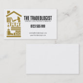 Visitekaartje bouwnijverheid (Voorkant / Achterkant)