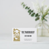 Visitekaartje bouwnijverheid (Staand voorkant)