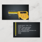 Visitekaartje bouwwerkzaamheden (Voorkant / Achterkant)