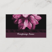 Visitekaartje Burgundy Bloom (Voorkant)