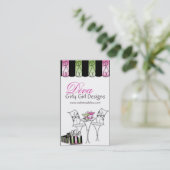 Visitekaartje Cafe Girly Diva (Staand voorkant)