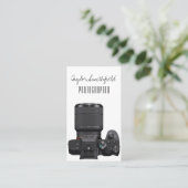 Visitekaartje camera (Staand voorkant)