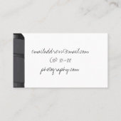 Visitekaartje camera (Achterkant)