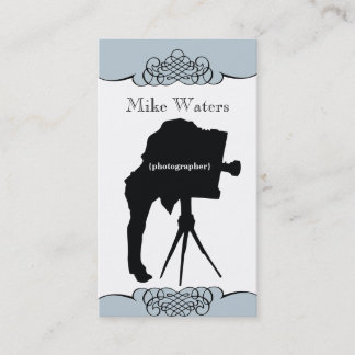 Visitekaartje camera fotografie