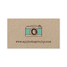 Visitekaartje camera fotografie