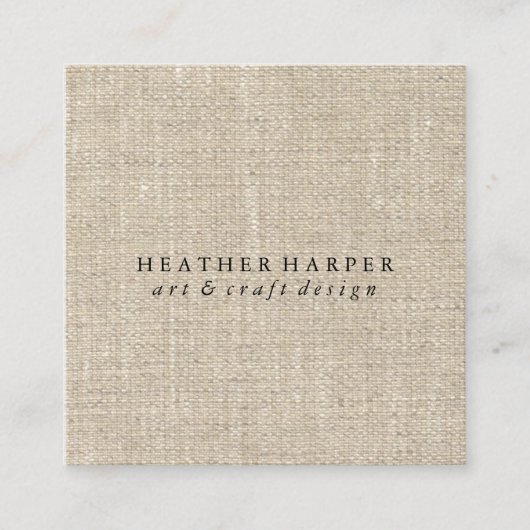 visitekaartje - Canvas (Voorkant)