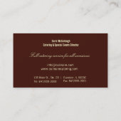 visitekaartje cateringdiensten (Achterkant)