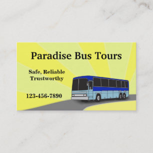 Visitekaartje charterbus