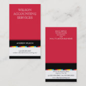 VISITEKAARTJE :: checker 2P (Voorkant / Achterkant)