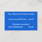 Visitekaartje Communicatiesystemen (Achterkant)