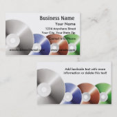 visitekaartje Compacte schijven (Voorkant / Achterkant)