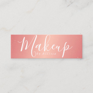 visitekaartje - Confetti Makeup Roze