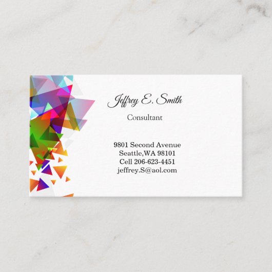 Visitekaartje Contactkaartje (Voorkant)