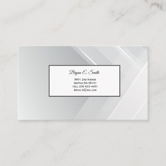 Visitekaartje Contactkaartje (Voorkant)