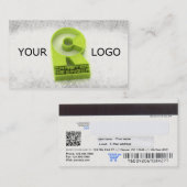 Visitekaartje creditcardontwerp (Voorkant / Achterkant)