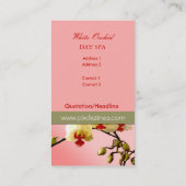 Visitekaartje, dagruimte visitekaartje (Achterkant)