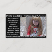 visitekaartje dat je maakt (Achterkant)