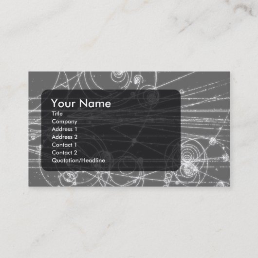 Visitekaartje deeltjes (Voorkant)