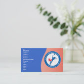 Visitekaartje Democratische Partij (Staand voorkant)