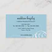 VISITEKAARTJE:: designer vogue L18 Visitekaartje (Achterkant)