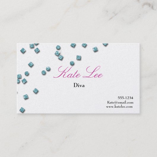 Visitekaartje diamanten (Voorkant)